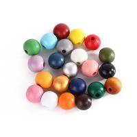 Perles en bois, Schima Superba, Rond, DIY, 16mm, Environ 1000PC/sac, Vendu par sac
