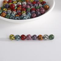 Drvene perle, Schima Superba, Krug, tiskanje, možete DIY, više boja za izbor, 10mm, Približno 1000računala/Torba, Prodano By Torba