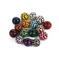 Perles en bois, Rond, Impression, DIY, plus de couleurs à choisir, 16mm, Environ 1000PC/sac, Vendu par sac