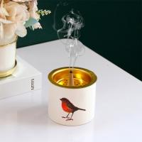 Porcelain Incense Burner, half handmade, for home and office & durable, 76x65mm, Sold By PC