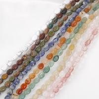Mixed Gemstone Beads, DIY & different materials for choice, 6x9mm, Hole:Approx 1mm, Approx 50PCs/Strand, Sold By Strand