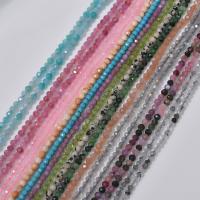 Mixed Gemstone Beads, Round, DIY & different materials for choice & faceted, 2.6-3.5mm, Sold By Strand