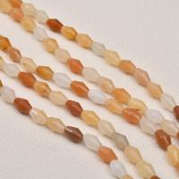 Yellow Aventurine Beads, DIY, 7x11mm, Hole:Approx 1.2mm, Approx 37PCs/Strand, Sold Per Approx 15.75 Inch Strand
