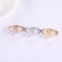 Stainless Steel Finger Ring 304 Stainless Steel Palm Tree Vacuum Ion Plating fashion jewelry & for woman Sold By PC