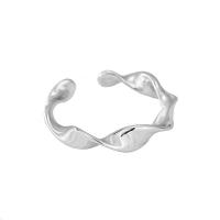 Sterling Silver Jewelry Finger Ring, 925 sterline d'argento, placcato, Regolabile & per la donna, nessuno, Venduto da PC