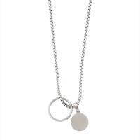 Stainless Steel Jewelry Necklace, 201 Stainless Steel, Round, Unisex & hollow, original color, Length:Approx 27.5 Inch, Sold By PC