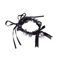 Mode-Halskette, Zinklegierung, mit Stoff, für Frau, keine, 230mm, verkauft von PC