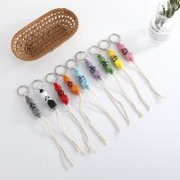 Bag Purse Charms Keyrings Keychains, Wood, printing, Unisex, more colors for choice, 220mm, Sold By PC