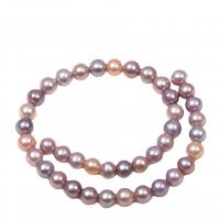 Perlas Redondas Freshwater, Perlas cultivadas de agua dulce, Esférico, Bricolaje, color mixto, 10mm, Vendido para 38-40 cm Sarta