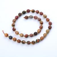 Perles turquoises, avec Seedbead, lanterne, poli, DIY & normes différentes pour le choix & facettes, couleurs mélangées, Vendu par Environ 14.96 pouce brin