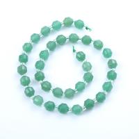 Natural Aventurine Beads Green Aventurine with Seedbead Lantern polished DIY & faceted green Sold Per Approx 14.96 Inch Strand