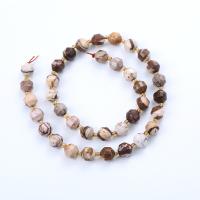 Zebra Jaspis Perle, rund, poliert, DIY & verschiedene Größen vorhanden & facettierte, gemischte Farben, verkauft per ca. 14.96 ZollInch Strang