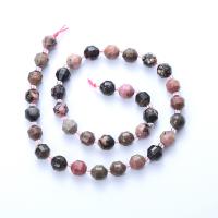 Natural Rhodonite Beads, Rhodochrosite, Round, polished, DIY & different size for choice & faceted, mixed colors, Sold Per Approx 14.96 Inch Strand