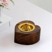 Wood Incense Burner half handmade for home and office & durable Sold By PC