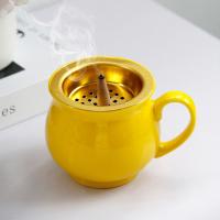 Porcelain Incense Burner with Aluminum Alloy half handmade for home and office & durable Sold By PC