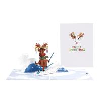 Paper 3D Greeting Card, printing, Foldable, 200x150mm, Sold By PC
