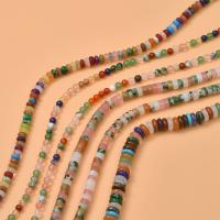 Mischedelstein Perlen, Naturstein, DIY & verschiedene Stile für Wahl, gemischte Farben, verkauft per ca. 14.17 ZollInch Strang
