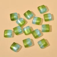 Lampwork Beads, epoxy gel, DIY & two tone, more colors for choice, 15x15mm, Hole:Approx 1.2mm, Sold By PC