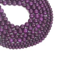 Charoit Perle, rund, DIY & verschiedene Größen vorhanden, violett, verkauft per ca. 15.75 ZollInch Strang