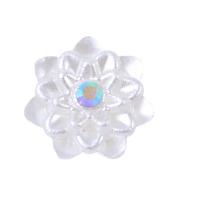 3D Nail Art Decoration Resin Flower DIY white Sold By PC