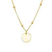 925 Sterling Silver Necklaces gold color plated fashion jewelry & for woman 11mm Length Approx 17.7 Inch Sold By PC
