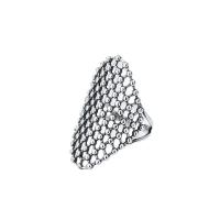 925 Sterling Silver Cuff Finger Ring, different size for choice & for man & enamel, Sold By PC