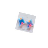 Acrylic Jewelry Earring, Laser & different styles for choice & for woman, multi-colored, Sold By Pair