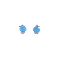 Resin Earring with Zinc Alloy mushroom for woman Sold By Pair