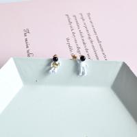Asymmetric Earrings Zinc Alloy Astronaut stoving varnish for woman white 20mm Sold By Pair
