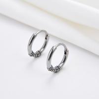 Stainless Steel Huggie Hoop Earring, 304 Stainless Steel, fashion jewelry & Unisex, original color, 16x2.40mm, Sold By Pair