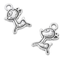 Zinc Alloy Animal Pendants antique silver color plated Unisex nickel lead & cadmium free Approx 1.5mm Sold By KG