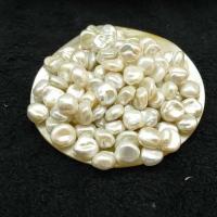 Barock odlad sötvattenspärla pärlor, Freshwater Pearl, Oregelbunden, polerad, DIY & olika storlek för val, vit, Säljs av PC