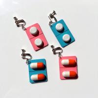 Wood Earring Set Capsule stoving varnish & for woman Sold By Pair