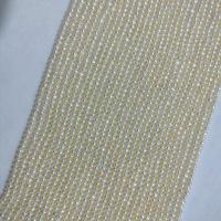 Cultured Round Freshwater Pearl Beads DIY white Sold Per Approx 15.35 Inch Strand