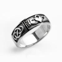 Tibetan Style Finger Ring, platinum color plated, fashion jewelry & Unisex & different size for choice, nickel, lead & cadmium free, Sold By PC