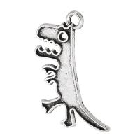 Zinc Alloy Animal Pendants Dinosaur antique silver color plated Unisex nickel lead & cadmium free Approx 2mm Sold By KG