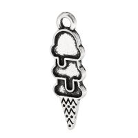 Tibetan Style Pendants, Ice Cream, antique silver color plated, Unisex, nickel, lead & cadmium free, 8x27x1.50mm, Hole:Approx 2mm, Sold By KG