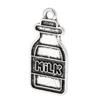 Tibetan Style Pendants, Bottle, antique silver color plated, Unisex, nickel, lead & cadmium free, 13x27x1mm, Hole:Approx 2mm, Sold By KG