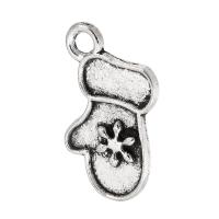 Tibetan Style Pendants, antique silver color plated, Unisex, nickel, lead & cadmium free, 11x19x1mm, Hole:Approx 2mm, Sold By KG