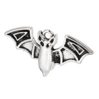 Tibetan Style Animal Pendants, Bat, antique silver color plated, Unisex, nickel, lead & cadmium free, 29x15x5mm, Hole:Approx 1.5mm, Sold By KG