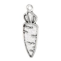 Zinc Alloy Pendants Carrot antique silver color plated Unisex nickel lead & cadmium free Approx 2mm Sold By KG