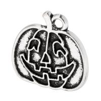Tibetan Style Pendants, Pumpkin, antique silver color plated, Unisex, nickel, lead & cadmium free, 20x20x1mm, Hole:Approx 2mm, Sold By KG