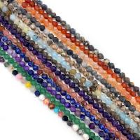 Mixed Gemstone Beads, Natural Stone, Star Cut Faceted & DIY & different materials for choice & different size for choice, more colors for choice, Sold Per Approx 38 cm Strand