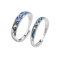 Brass Open Finger Ring plated fashion jewelry & Unisex nickel lead & cadmium free 3.34mm 4.42mm Sold By PC