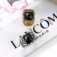 Zinc Alloy Finger Ring with Resin plated fashion jewelry & for man nickel lead & cadmium free 17mm Sold By PC