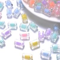 Perla u Bead Akril perle, možete DIY, više boja za izbor, 8x12mm, Rupa:Približno 2mm, 30računala/Torba, Prodano By Torba