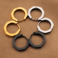 Stainless Steel Huggie Hoop Earring 304 Stainless Steel fashion jewelry & Unisex Sold By Pair