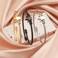 Acier inoxydable 304 bracelet ordinaire, bijoux de mode & pour femme, plus de couleurs à choisir, 2.5mm,58mm, Vendu par PC