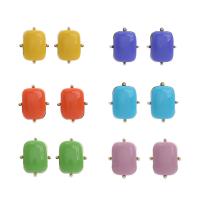 Resin Earring with Zinc Alloy & for woman Sold By Pair