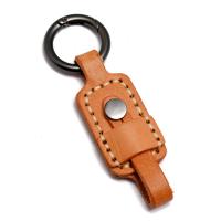 Schlüsselanhänger, Kuhhaut, mit Eisen & Zinklegierung, Modeschmuck & unisex, keine, 115x30mm, verkauft von PC